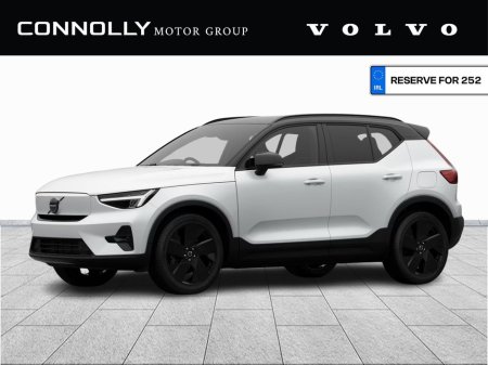 2026 Volvo EX40 Black Ed Plus Ex Range €512pm €54,995