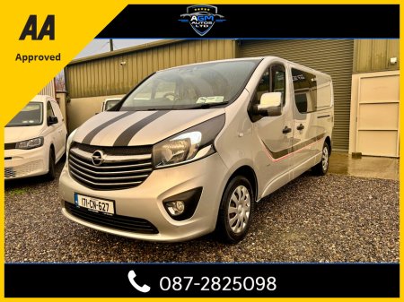 2017 Opel Vivaro 6 SEATER CREW CAB VIVARO-B SPORTIVE L2H1 120PS 5DR €15,950 thumbnail