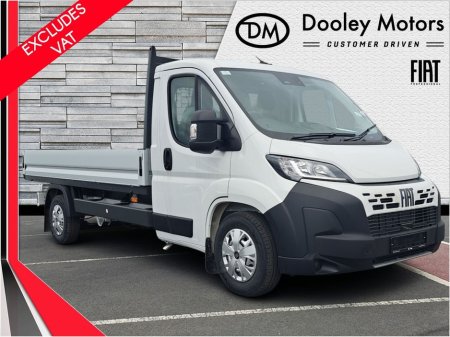 2026 Fiat Ducato Steel Dropside Single Cab Plus Vat €35,280