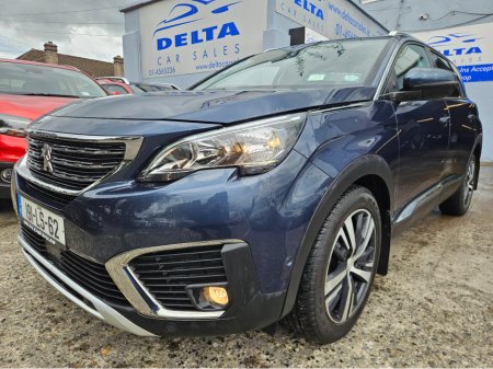 2019 Peugeot 5008 ALLURE 1.2 130BHP 4DR *7 SEATER* NCT 01/27 TAX  €270 PER YEAR FINANCE AVAILABLE FROM €90 PER WEEK 2 KEYS/ SAT NAV/ BLUETOOTH/ USB/ AUX/ CRUISE CONTROL/ HISTORY CHECKED €19,950