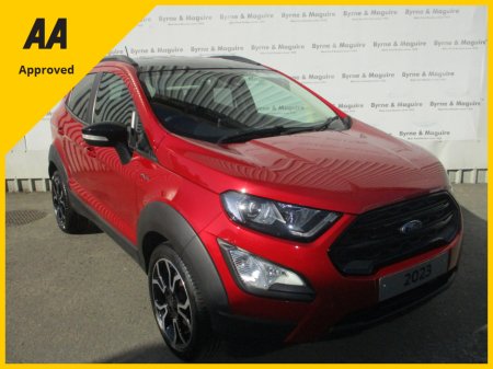 2023 Ford Ecosport ACTIVE HIGH SPEC WITH LOW KMS WITH FULL BLACK LEATHER REAR REVERSING CAMERA FULLY SERVICED WITH 12 MONTHS WARRANTY AND 12 MONTHS AA COVER. €26,950