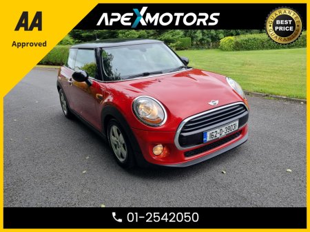 2016 MINI Hatch FINANCE ARRANGED * 1.5 D 3DR COOPER * NEW NCT FEB-27 * STAMPED SERVICE HISTORY * AA APPROVED * 101 SAFETY CHECKLIST * IMMACULATE * TOP-SPEC COOPER * LOW LOW MILES * CRUISE CONTROL * 01-2542050 €12,949