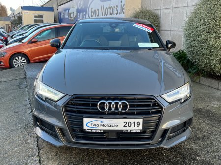 2019 Audi A3 S-LINE BLACK EDITION SALOON AUTOMATIC 1.4 PETROL //HIGH SPEC//LOW MILES//HALF LEATHER HEATED SEATS//KEYLESS ENTRY//ADAPTIVE CRUISE CONTROL// thumbnail