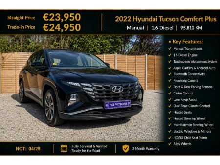 2022 Hyundai Tucson IX35 COMFORT PLUS NEW T/BELT