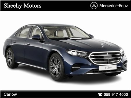 2026 Mercedes-Benz E Class E220d EXCLUSIVE *ORDER NOW FOR 261* €87,950