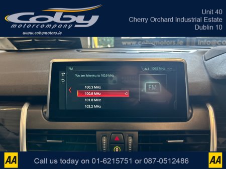 2015 BMW 2 Series Gran Tourer 1.5 Auto 7 Seater . New NCT, 2Keys, Alloy Wheels, Dual Climate Control, Full Electrics, Sat Nav, Parking Sensors, Reverse Camera, Cruise Control, Bluetooth, Full Leather, CD, Lane Departure  and more. €14,950 thumbnail