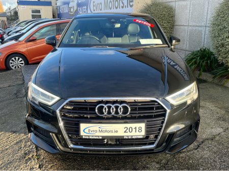 2018 Audi A3 S-LINE SALOON AUTOMATIC 1.4 PETROL //HIGH SPEC//LOW MILES//HALF LEATHER HEATED SEATS//ADAPTIVE CRUISE CONTROL//KEYLESS ENTRY// €22,950 thumbnail