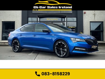 2022 Skoda Superb 2.0 TDI SportLine Plus Hatchback 5dr Diesel DSG 197 BHP MODEL! RACE BLUE METALLIC + GLASS SUNROOF