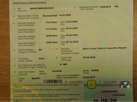 2011 Toyota Auris 1.33 5DR ** FSH ** €6,245 thumbnail