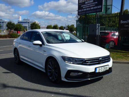 2021 Volkswagen Passat 2.0 TDI 150 BHP R LINE 4DR // ONE PREVIOUS OWNER // IRISH CAR // DOCUMENTED SERVICE HISTORY // REVERSE CAMERA, UPGRADED ALLOY WHEELS AND LEATHER SEATS €26,950