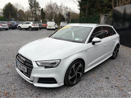 2019 Audi A3 SLINE 1.4 TFSI AUTOMATIC // IMMACULATE CONDITION 1 OWNER CAR FROM NEW // ALLOYS // HALF LEATHER // AIR-CON // PADDLE SHIFT // VIRTUAL COCKPIT // ADAPTIVE CRUISE // MFSW // ENNISCORTHY AUTO CENTRE €22,950