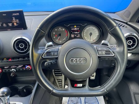 2015 Audi S3 2.0 TFSI QUATTRO AUTO // SERVICE HISTORY // LEATHER HEATED & POWERED SPORT SEATS // ACTIVE RADAR BRAKE ASSIST €22,950