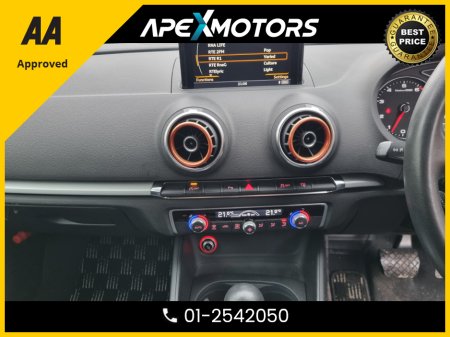 2014 Audi A3 FINANCE ARRANGED * NEW NCT JAN-27 * IMMACULATE * STAMPED SERVICE HISTORY * AA APPROVED * 101 SAFETY CHECKLIST * AUTOMATIC (DSG) * HEATED SEATS * COLOUR REVERSE CAMERA * LOW KMs * ADAPTIVE CRUISE €12,449 thumbnail
