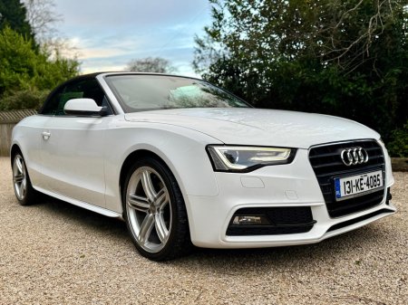 2013 Audi A5 CABRIOLET 2.0 TDI S LINE SP ED 174BHP AUTO €14,950 thumbnail