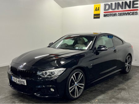 2017 BMW 4 Series **M-SPORT**PRO MODEL**BIG SCREEN**PAN ROOF**DIAMOND CUT ALLOYS*420 D*AUTO*SAT NAV*NCT 04/27*TWO KEYS*GREAT SERVICE HISTORY X6 STAMPS*12 MONTH WARRANTY*FINANCE AVAILABLE €20,994