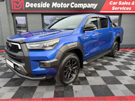 2023 Toyota Hilux INVINCIB X D-4D 4WD INVINCIBLE X DCB, BLACK HEATED LEATHER SEATS , AUTO , REVERSE CAMERA , SENSORS , BLACK ED ALLOYS - ROLL BAR - FT BAR - ROLL & LOCK TOP , ONLY 42K , 2X KEYS , HISTORY , FINANCE €160 €47,950