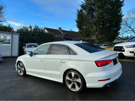 2018 Audi A3 Saloon ( 182 REG SALOON 1.4 S LINE EDITION PACK VIRTUAL COCKPIT - NAVIGATION -CARPLAY ANDROID AUTO LEATHER PACK - REVERSING CAMERA / PARKING SENSORS - DRIVE MODE €22,950 thumbnail