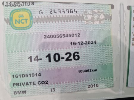 2016 BMW i3 E 94 AH RANGE EXTENDER 5DR AUTO €9,950 thumbnail