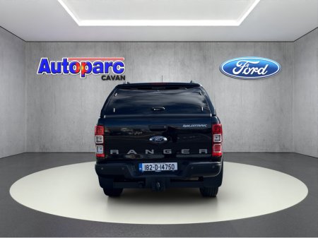 2018 Ford Ranger D/CAB WILDTRAK  in Black With Full Canopy,  Price €21,500 Plus VAT €19,471