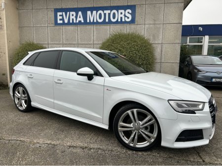 2017 Audi A3 HATCHBACK S-LINE AUTOMATIC 1.4 PETROL //WINTER SALE €2000 REDUCTION//HIGH SPEC//ELECTRIC DRIVERS SEAT//HEATED SEATS//KEYLESS ENTRY//ADAPTIVE CRUISE CONTROL// €19,950