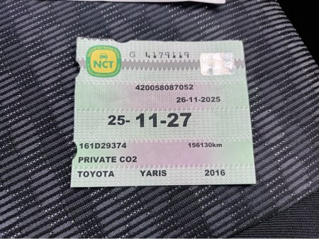 2016 Toyota Yaris 1.0 LUNA 4DR **NCT Nov 2027** €9,950 thumbnail