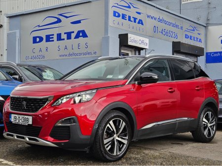2019 Peugeot 3008 GT-LINE 1.2L PETROL 130BHP MANUAL NCT 01/27 TAX 10/25 FINANCE AVAILABLE @ €81 PER WEEK 2 KEYS/ TIMING BELT DONE/ REVERSE CAMERA/ HALF LEATHER SEATS/ TOUCH SCREEN MEDIA/ ANDROID AUTO/ APPLE CAR PLAY €17,950