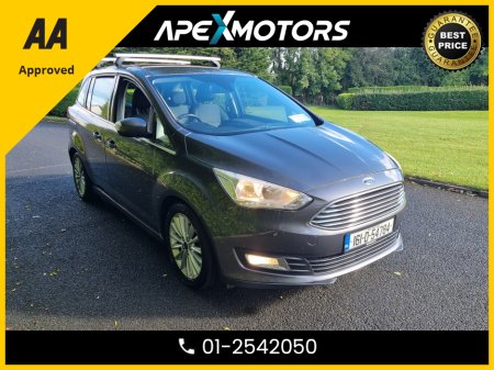 2016 Ford Grand C-Max FINANCE ARRANGED * 1.5 TDCI TITANIUM 120 5DR * TOP-SPEC 7-SEATER MPV * LOW LOW MILES * NCT JUL-26 * LOW TAX APR-26 * 2-KEYS * STAMPED SERVICE HISTORY * AA APPROVED * 101 SAFETY CHECKLIST * IMMACULATE €12,949