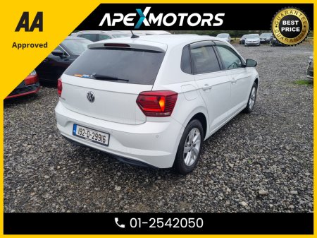 2019 Volkswagen Polo FINANCE ARRANGED * 1.0 NEW MODEL 5DR * NEW NCT JUN-27 * IMMACULATE * STAMPED SERVICE HISTORY * AA APPROVED * 101 SAFETY CHECKLIST * AUTOMATIC * COLOUR REVERSE CAMERA * TOP-SPEC 5DR HATCH * LOW LOW KMs €16,449 thumbnail