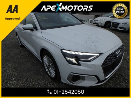 2022 Audi A3 FINANCE ARRANGED * 1.0 4Dr SALOON  * NEW NCT APR-26 * STAMPED SERVICE HISTORY * AA APPROVED * 101 SAFETY CHECKLIST * AUTOMATIC (DSG) * IMMACULATE * HEATED SEATS * COLOUR REVERSE CAMERA * TOP-SPEC €30,949