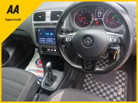 2017 Volkswagen Polo POLO CROSS 1.2 TSI AUTOMATIC SPORTS ALLOY WHEELS CRUISE CONTROL APPLE CAR PLAY & ANDROID AUTO MULTIFUNCTION STEERING WHEEL AUTO HEADLIGHTS FACTORY IMMOBILISER LEATHER STEERING WHEEL NCT & ROAD TAX €13,895 thumbnail