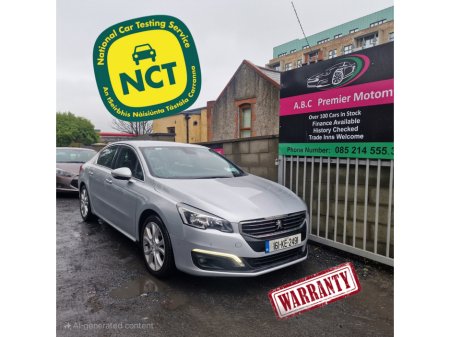 2016 Peugeot 508 1.6 eHDI 115bhp Sat Nav S/S Allure €7,450