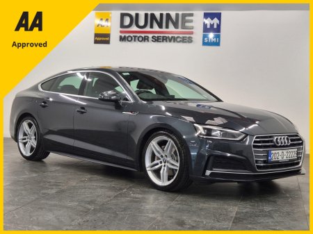 2020 Audi A5 2.0 TDI S-LINE 40 190PS 5DR AUTO*SAT NAV*TWO KEYS*NCT 02/27*12 MONTH WARRANTY*FINANCE AVAILABLE €28,749