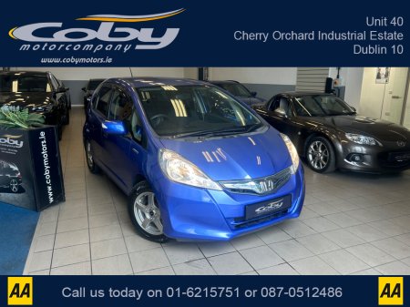 2013 Honda Fit 1.3 HYBRID 5DR AUTO 1.3. New NCT, 2 Keys, Alloy Wheels, Sat Nav, Cruise Control, Air Conditioning, Parking Sensors, Full Electrics, Bluetooth, Car Play, Folding Rear Seats, Luggage Cover and more