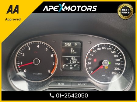 2014 Volkswagen Polo FINANCE ARRANGED * POLO CROSS * NEW NCT NOV-26 * LOW LOW KMs * IMMACULATE * STAMPED SERVICE HISTORY * AA APPROVED * 101 SAFETY CHECKLIST * AUTOMATIC (DSG) * COLOUR REVERSE CAMERA * TOP-SPEC 5DR HATCH €10,749