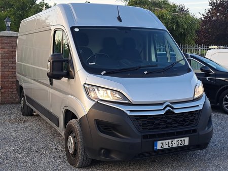 2021 Citroen Relay L3 H2 Panel Van Professional Model 2.2 diesel with VAT docket.