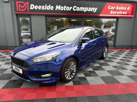 2018 Ford Focus 1.5 DSL , ST LINE , MANUAL , 5 DOOR , TIMING BELT & WATER PUMP REPLACED , SERVICE , WARRANTY , FINANCE FROM €55 p/w & €4,950 DEPOSIT / TRADE IN, SAT - NAV , SENSORS , FREE DELIVERY NATIONWIDE.