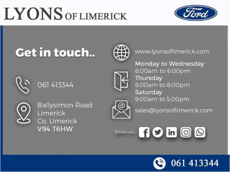 2023 Ford Puma 1.0L EcoBoost Hybrid 125PS Titanium 5DR €23,000 thumbnail