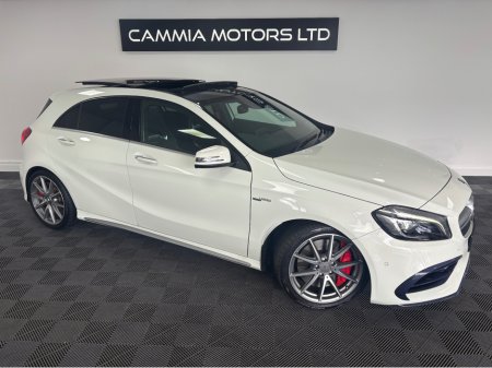 2017 Mercedes-Benz A Class MERCEDES-BENZ A45 AMG 4 MATIC AUTO*PANORAMIC SUNROOF*HEATED BUCKET AMG SEATS*HARMAN KARDON SPEAKERS*REVERSE CAM*APPLE CAR PLAY*ADAPTIVE SUSPENION & MUCH MORE*FINANCE AVAILABLE TRADE INS WELCOME*