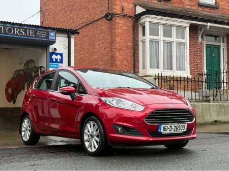 2016 Ford Fiesta 1.5tdci Titanium, New Nct 03/2027, 1 Owner Irish Car, New Timing Belt & Water Pump, Service History, Parking Sensors, Bluetooth, A/C, Alloys, Finance Available, Service & Warranty, SIMI Dealer, €10,750 thumbnail
