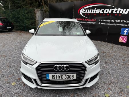 2019 Audi A3 SLINE 1.4 TFSI AUTOMATIC // IMMACULATE CONDITION 1 OWNER CAR FROM NEW // ALLOYS // HALF LEATHER // AIR-CON // PADDLE SHIFT // VIRTUAL COCKPIT // ADAPTIVE CRUISE // MFSW // ENNISCORTHY AUTO CENTRE €22,950