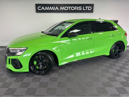 2022 Audi RS3 *AUDI RS3* *KYALAMI GREEN* *MAXTON DESIGN KIT**KEYLESS ENTRY* *RS SUPERSPORT SEATS* *HEATED SEATS* *FULLY LOADED WITH SPEC* *CARBON BLACK QUATTRO 400BHP* *FINANCE AVAILABLE* *TRADE INS WELCOME €72,950 thumbnail