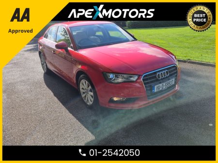 2015 Audi A3 FINANCE ARRANGED * AUTOMATIC (DSG) * CREAM LEATHER  * LOW LOW MILES  * AA APPROVED  * 101 SAFETY CHECKLIST * 12-MONTH ROADSIDE ASSIST  * IMMACULATE * TOP-SPEC * ADAPTIVE CRUISE * 2-KEYS * NCT AUG-26 €15,949