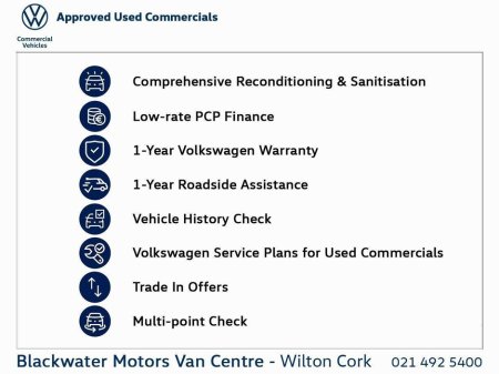 2022 Volkswagen Transporter VAN 2.0TDI 110BHP LONG WHEEL BASE (VAT RECEIPT) €23,494 thumbnail