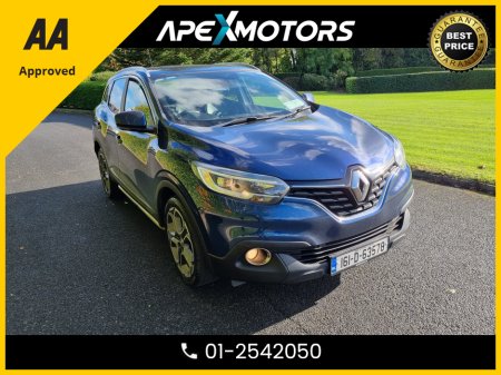 2016 Renault Kadjar FINANCE ARRANGED * 1.5 DCI DYNAMIQUE S NAV 110BHP 5DR * AA APPROVED * 101 SAFETY CHECKLIST * IMMACULATE * TOP-SPEC 5DR SUV * NCT OCT-25 * LOW TAX * 12-MONTH ROADSIDE ASSIST * 7-STAMPS SERVICE HISTORY €10,749