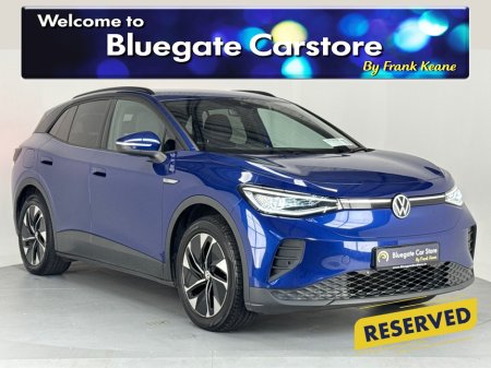 2022 Volkswagen ID.4 PRO 150 KW BUSINESS 77KW 204BHP**DIGITAL DASH**APPLECARPLAY**REVERSE CAMERA**PARKING SENSORS**TOUCH SCREEN MEDIA DISPLAY**FRONT HEATED SEATS**SMART CLIMATE CONTROL**SATNAV** €22,995