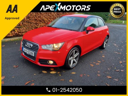 2014 Audi A1 FINANCE ARRANGED * 1.4 TFSI SPORT 122PS 3DR * NEW NCT NOV-26 * 2-KEYS * IMMACULATE * AA APPROVED * 101 SAFETY CHECKLIST * TOP-SPEC * LOW TAX * 12-MONTH ROADSIDE ASSIST *VERY CAREFUL OWNER *01-254-2050 €9,449