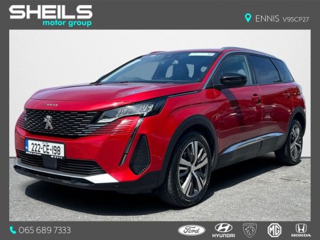 2022 Peugeot 5008 1.5 Diesel 130BHP Allure 7 Seater €37,950