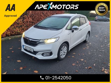 2018 Honda Fit FINANCE ARRANGED * NEW NCT OCT-27 * AUTOMATIC * IMMACULATE * ANDROID AUTO * APPLE-PLAY * COLOUR REVERSE CAMERA * MOST RELIABLE * STAMPED SERVICE HISTORY * AA APPROVED * 101 SAFETY CHECKLIST * TOP-SPEC €11,949