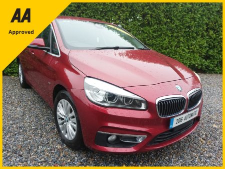 2016 BMW 2 Series 218 2.0L 4 CYLINDER TWIN TURBO DIESEL LUXURY EDITION SPORTS LEATHER STEERING WHEEL PERFORMANCE CONTROL REVERSE CAMERA SERVICE HISTORY (10 INPUTS) JUST FULLY SERVICED 4 NEW TYRES 2 YEARS NCT 1 YEAR TAX €16,949