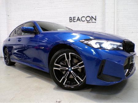 2023 BMW 3 Series 2023*M-SPORT BMW 330E LCI PACK*PLUG-IN HYBRID*M-SPORT EDITION*AMAZING ON FUEL,POWER AND A VERY COMFORTABLE DRIVE*FULL LEATHER  ELECTRIC HEATED SEATS*M-SPORT ALLOY WHEELS*AUTO*LANE PROTECTION*